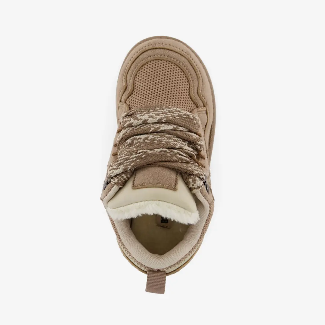 Braqeez meisjes sneakers beige