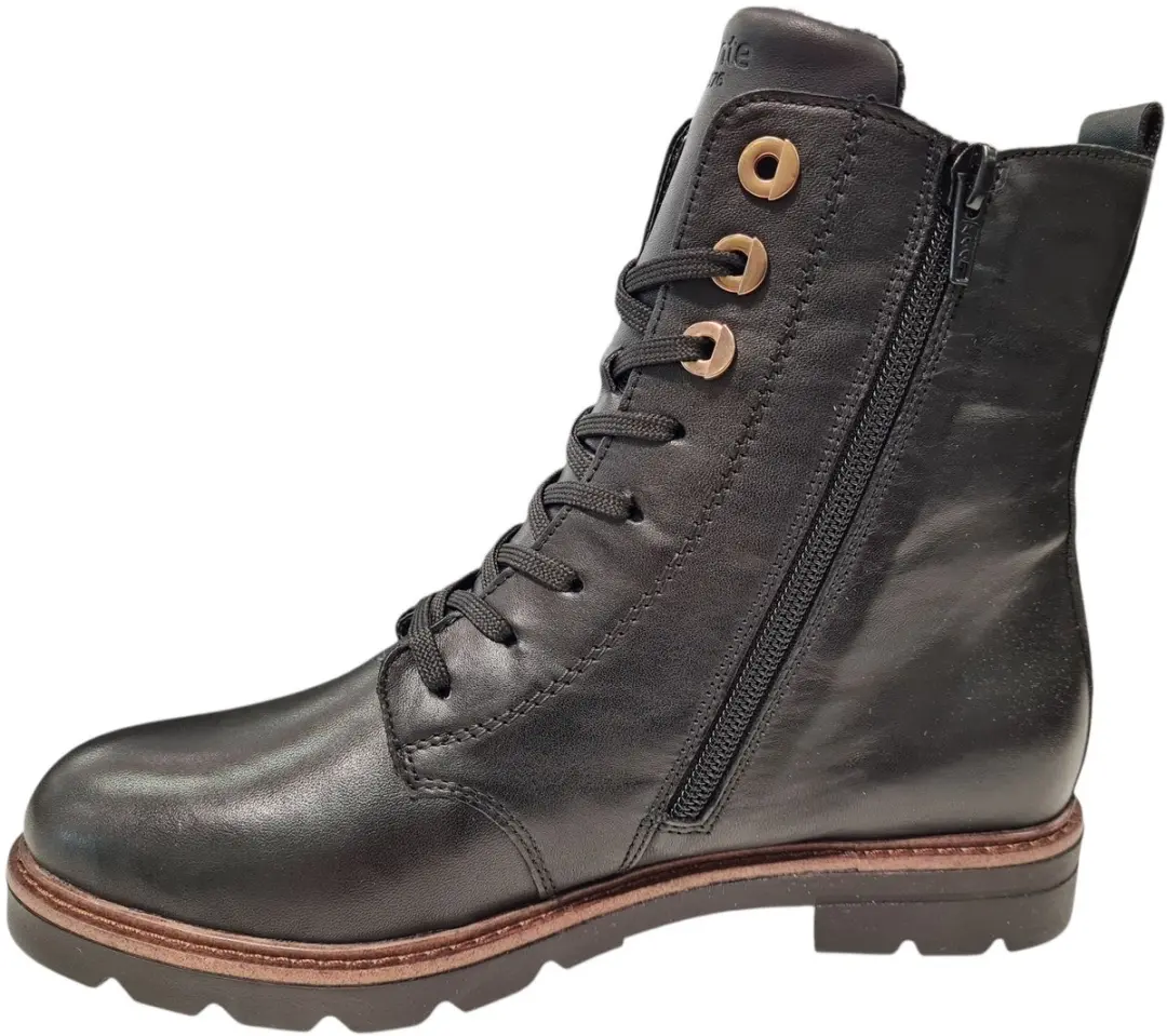 Remonte D2Q72-00 Dames Leren Veterboots - 39