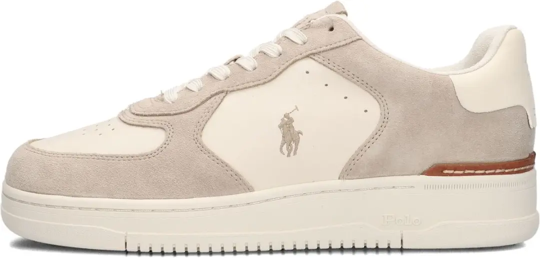 Polo Ralph Lauren Masters Court Sneakers Beige - Maat 40 - afbeelding 5 van 6