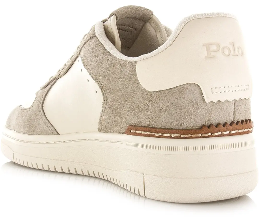 Polo Ralph Lauren Masters Court Sneakers Beige - Maat 40 - afbeelding 6 van 6