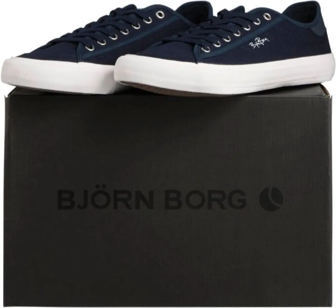 Björn Borg Canvas Herensneakers donkerblauw maat 42