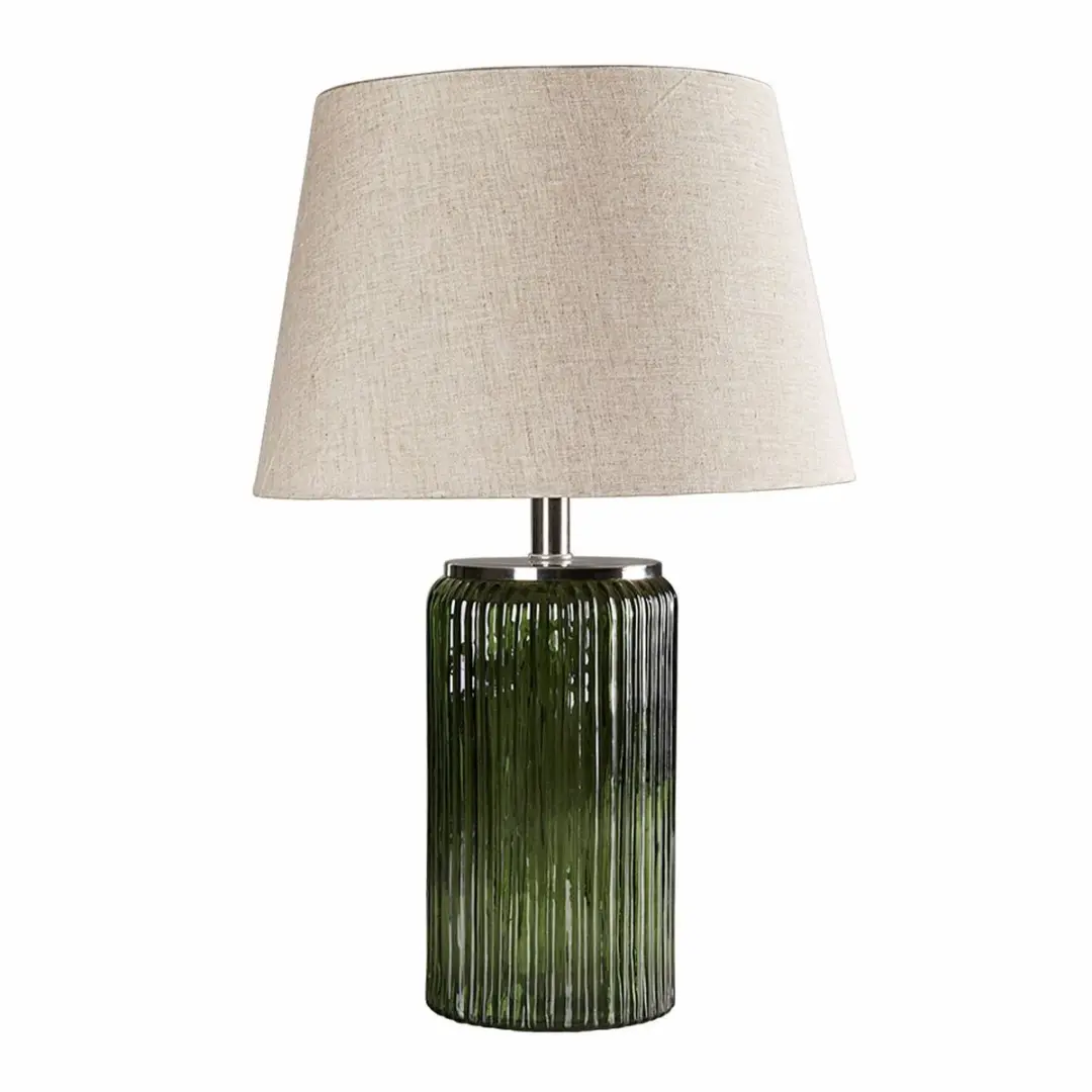 Loberon Tafellamp Thalindor - 25W - Ø33cm - Groen
