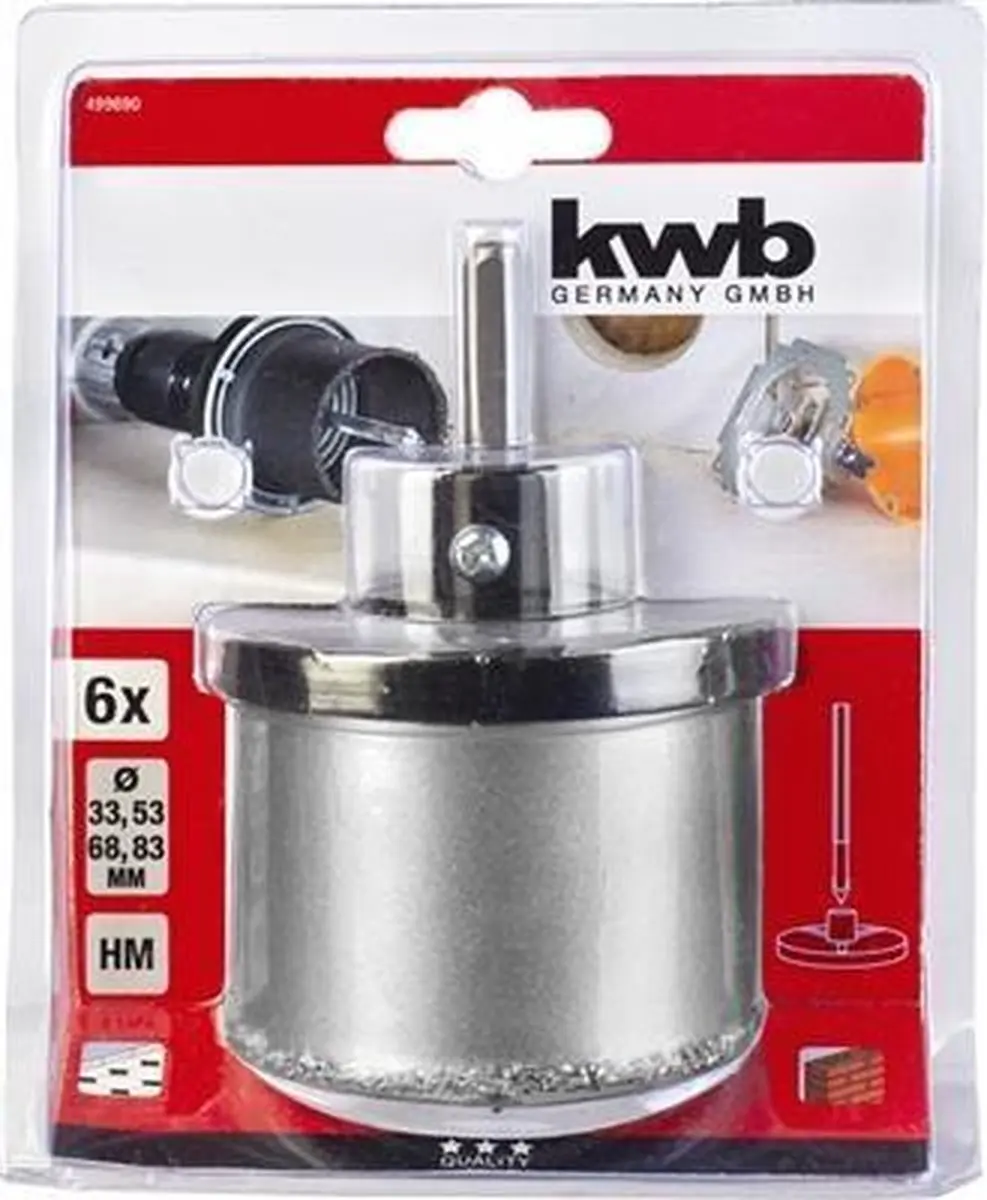 KWB Gatenzaagset Metaal 6-delig