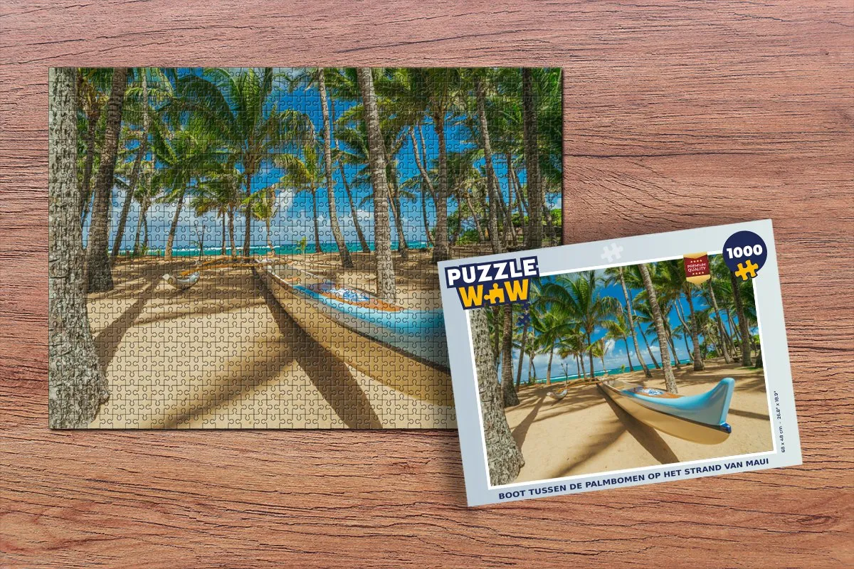 PuzzleWow Legpuzzel Maui 1000 Stuks - Multicolor