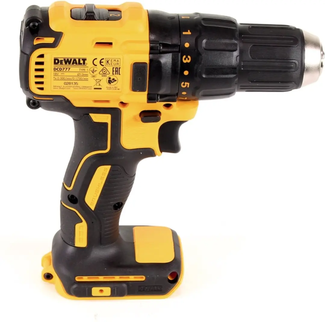 DeWalt DCD777NT Accuboormachine 18V 65Nm Solo - afbeelding 5 van 5