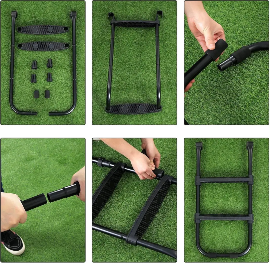 Songmics Antislip Trampolineladder - Metal frame - afbeelding 6 van 6