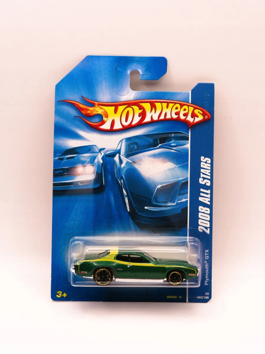 Hot Wheels Plymouth GTX 1:64 Groene Collectorauto