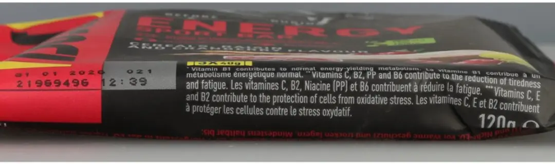 Isostar High Energy Sportreep - Cranberry - 3x40g - afbeelding 3 van 6