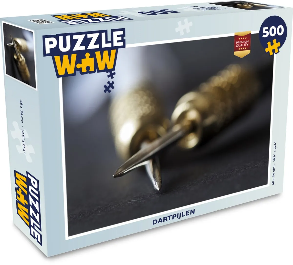 PuzzleWow Dartpijlen Legpuzzel 500 Stuks Multicolor