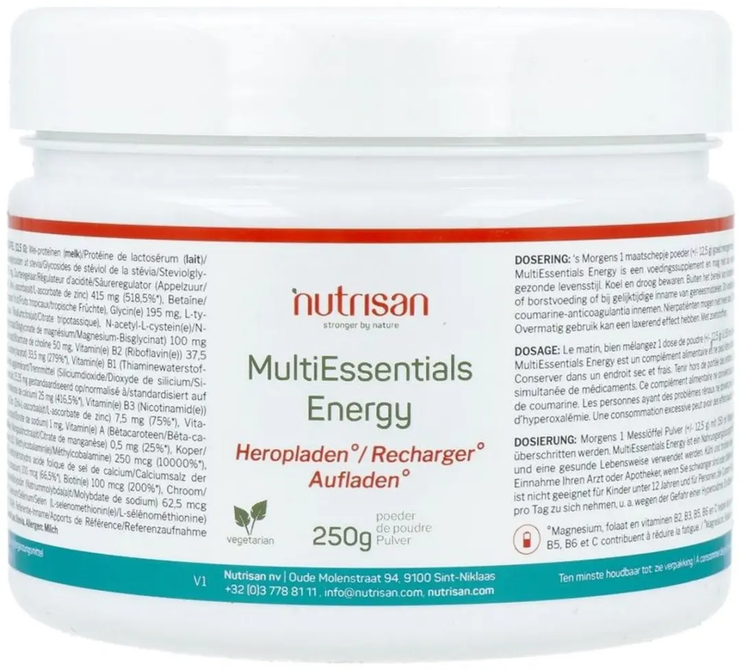 Nutrisan Multiessential Energy 250 Stuks