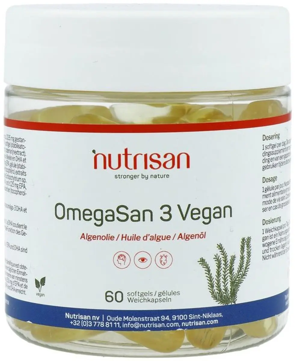 Nutrisan Omegasan 3 Vegan 60 Softgels
