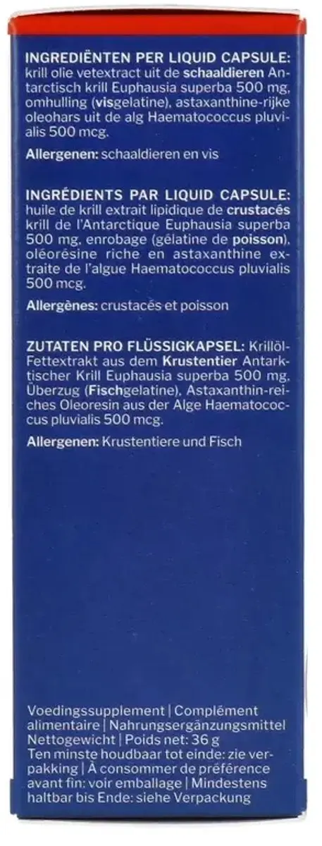 Nutrisan Krill Olie Capsules 60 Stuks