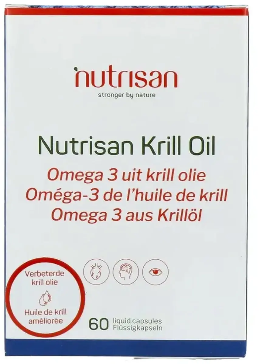 Nutrisan Krill Olie Capsules 60 Stuks