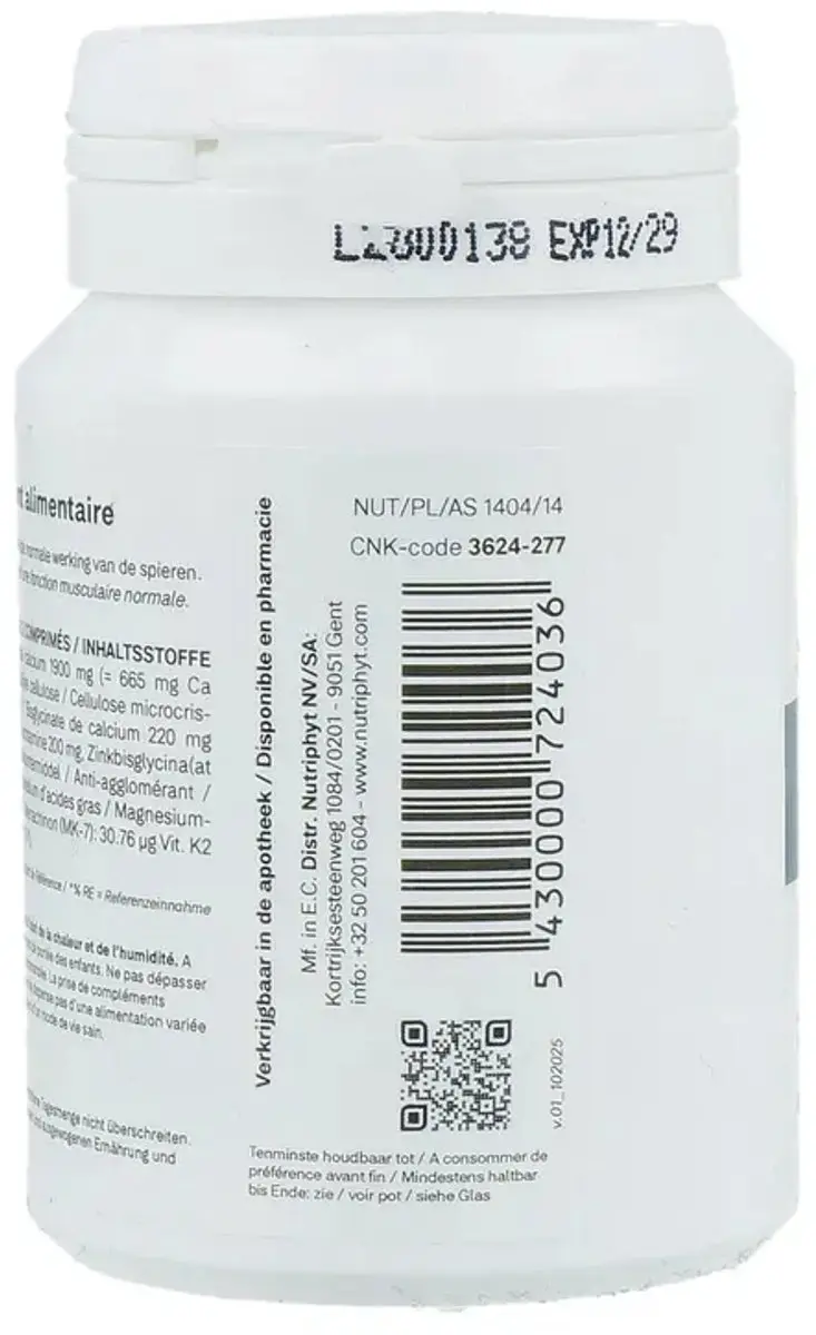 Nutriphyt Calciphar 60 Tabletten