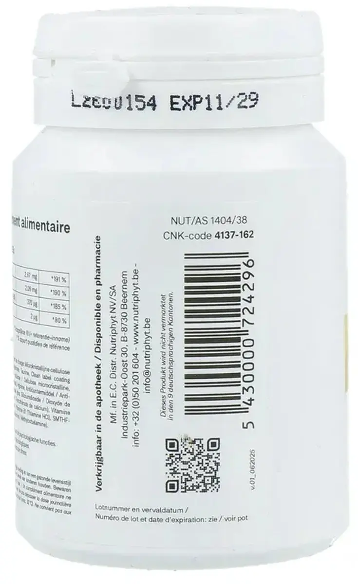 Nutriphyt Stressphar Tabletten - 60 Stuks