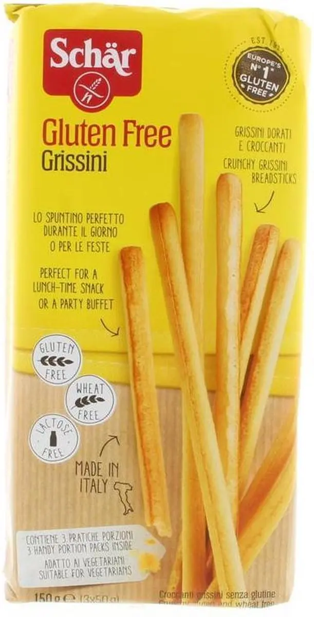 Schar Grissini Soepstengels 150mg - afbeelding 2 van 6