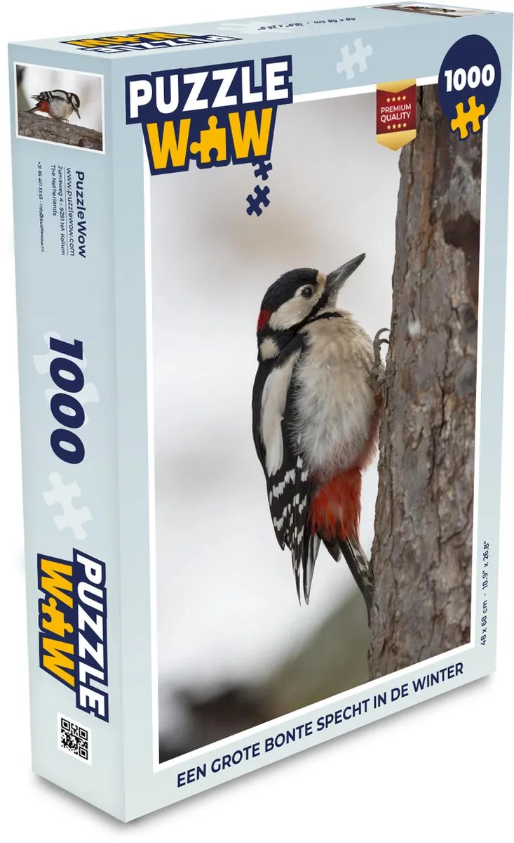 PuzzleWow Legpuzzel Multicolor 1000 Stuks