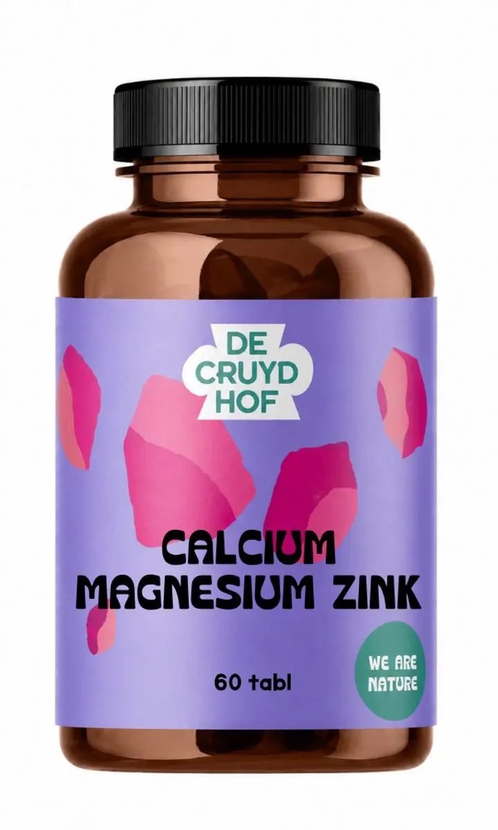 De Cruydhof Calcium Magnesium Zink 60 Tabletten
