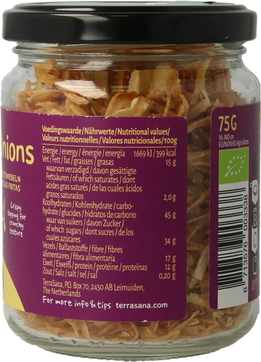 Terrasana Indonesische Gebakken Uitjes Bio 75g