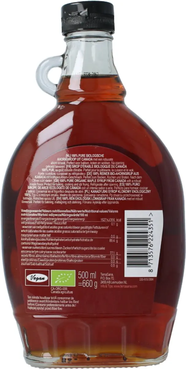 Terrasana Ahornsiroop C 500ml