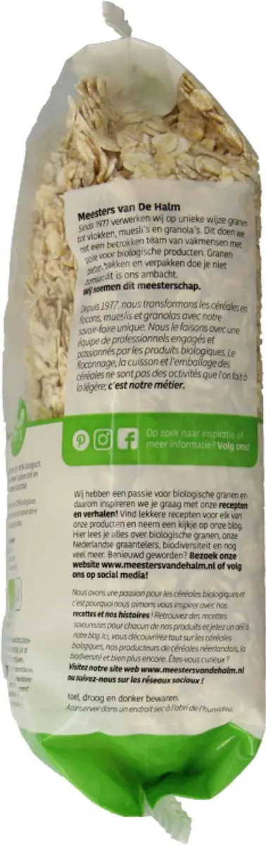 De Halm Gerstevlokken 500g - afbeelding 3 van 5