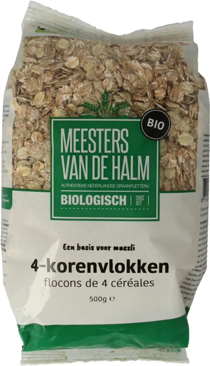 De Halm 4-Korenvlokken 500g - afbeelding 5 van 5