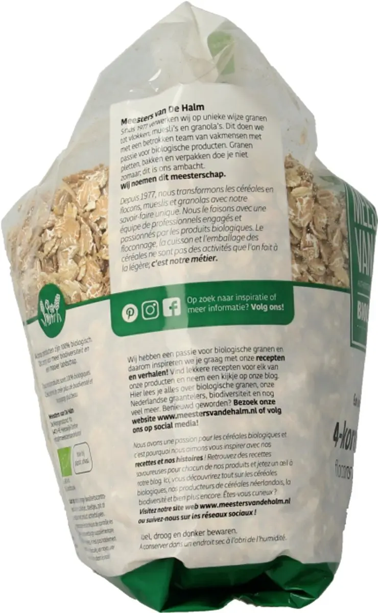 De Halm 4-Korenvlokken 500g - afbeelding 4 van 5