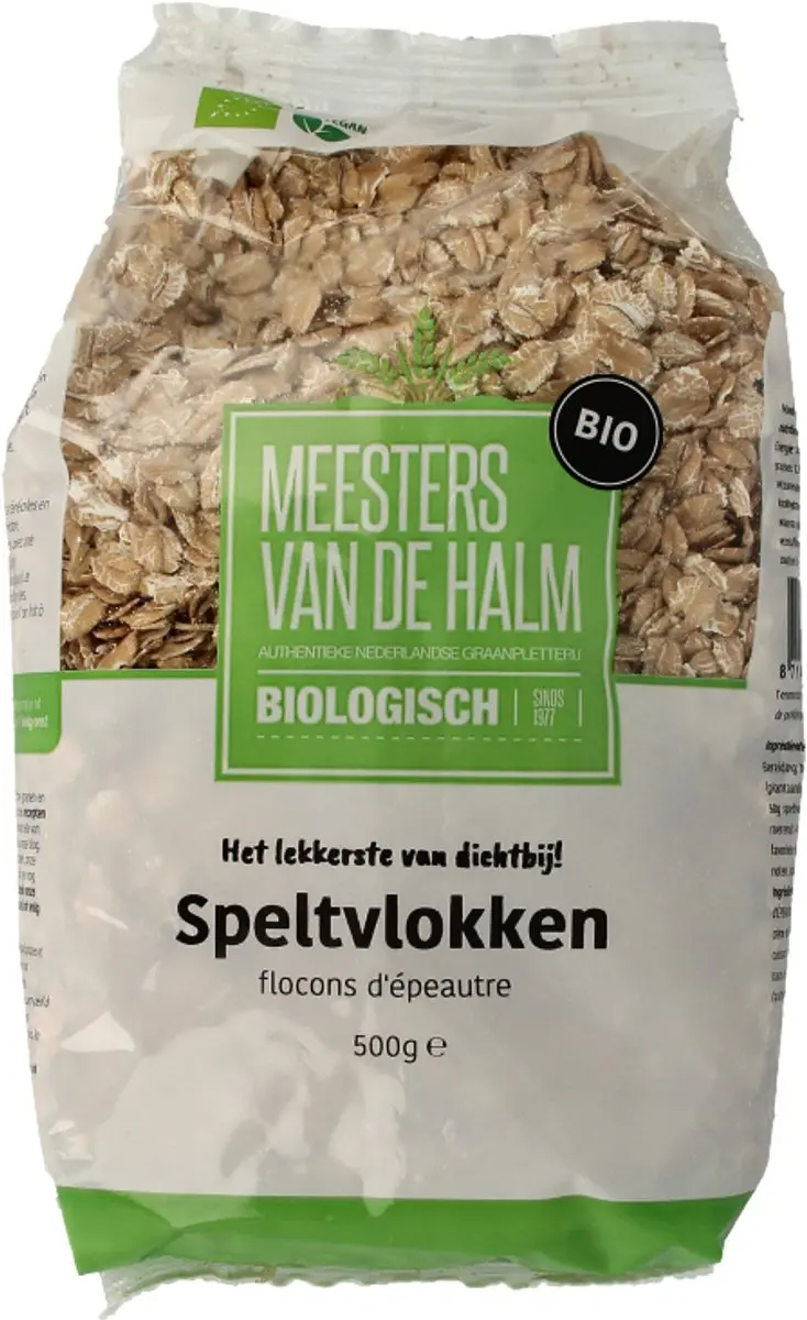 De Halm Speltvlokken 500g - afbeelding 4 van 6