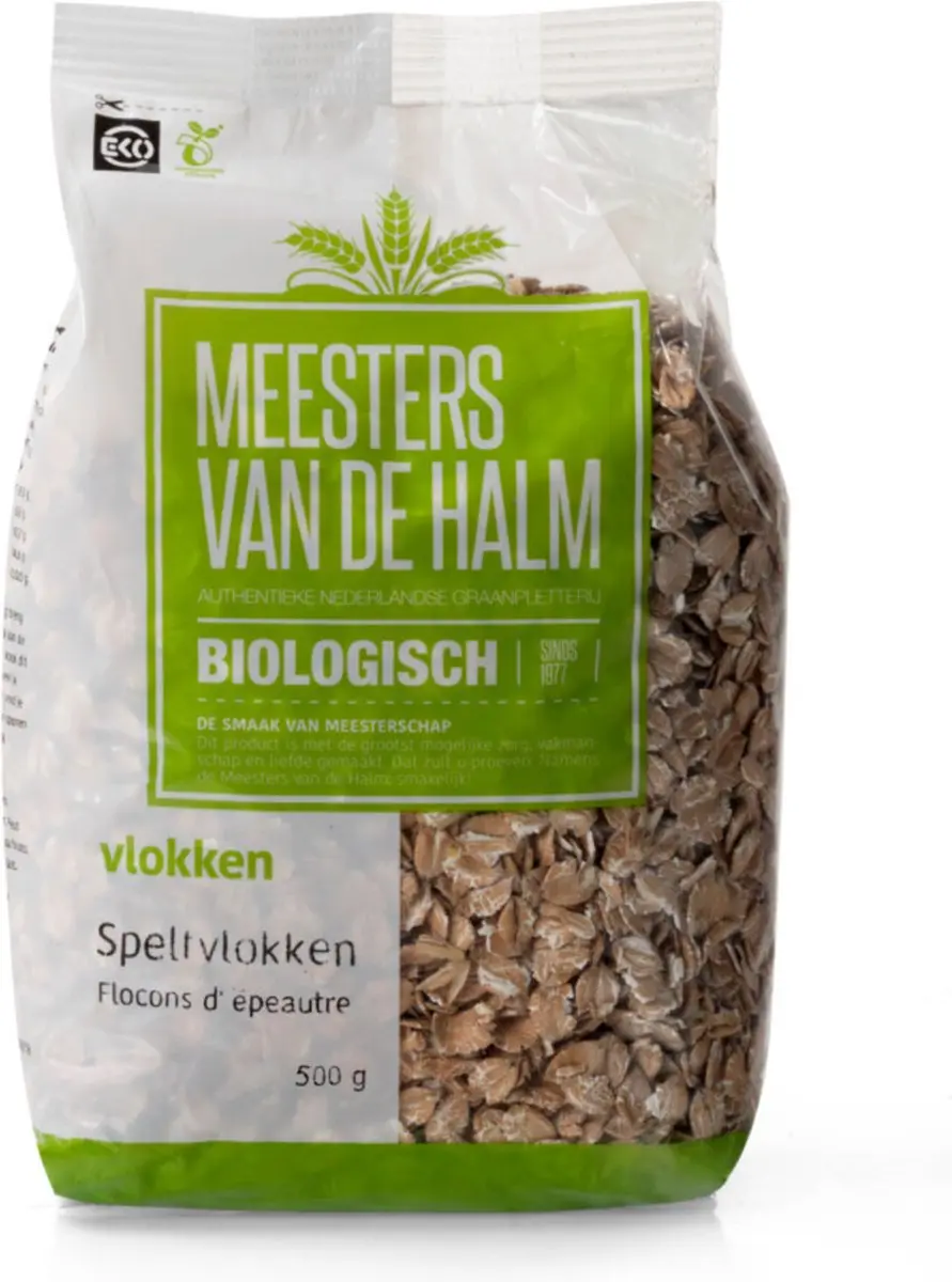 De Halm Speltvlokken 500g - afbeelding 6 van 6