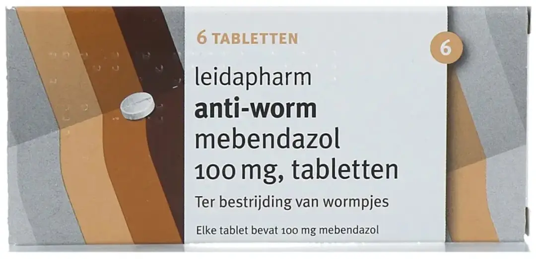 Leidapharm Mebendazol Tabletten 6 Stuks