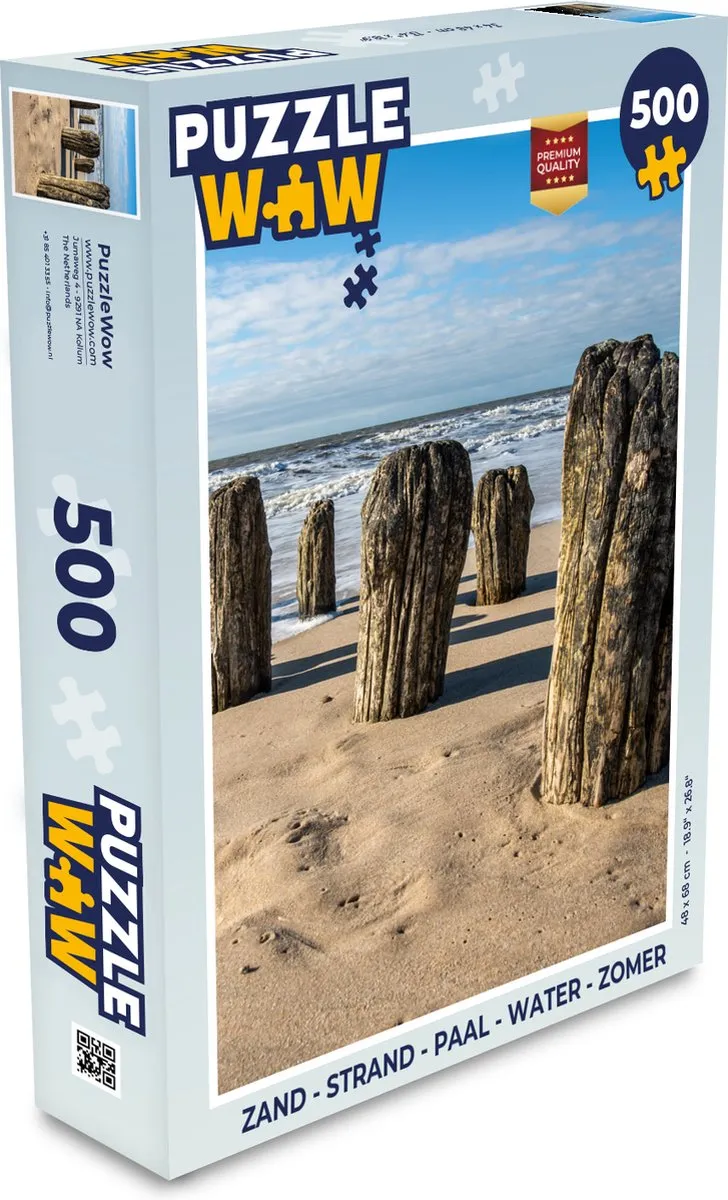 PuzzleWow Legpuzzel 500 Stuks - Multicolor