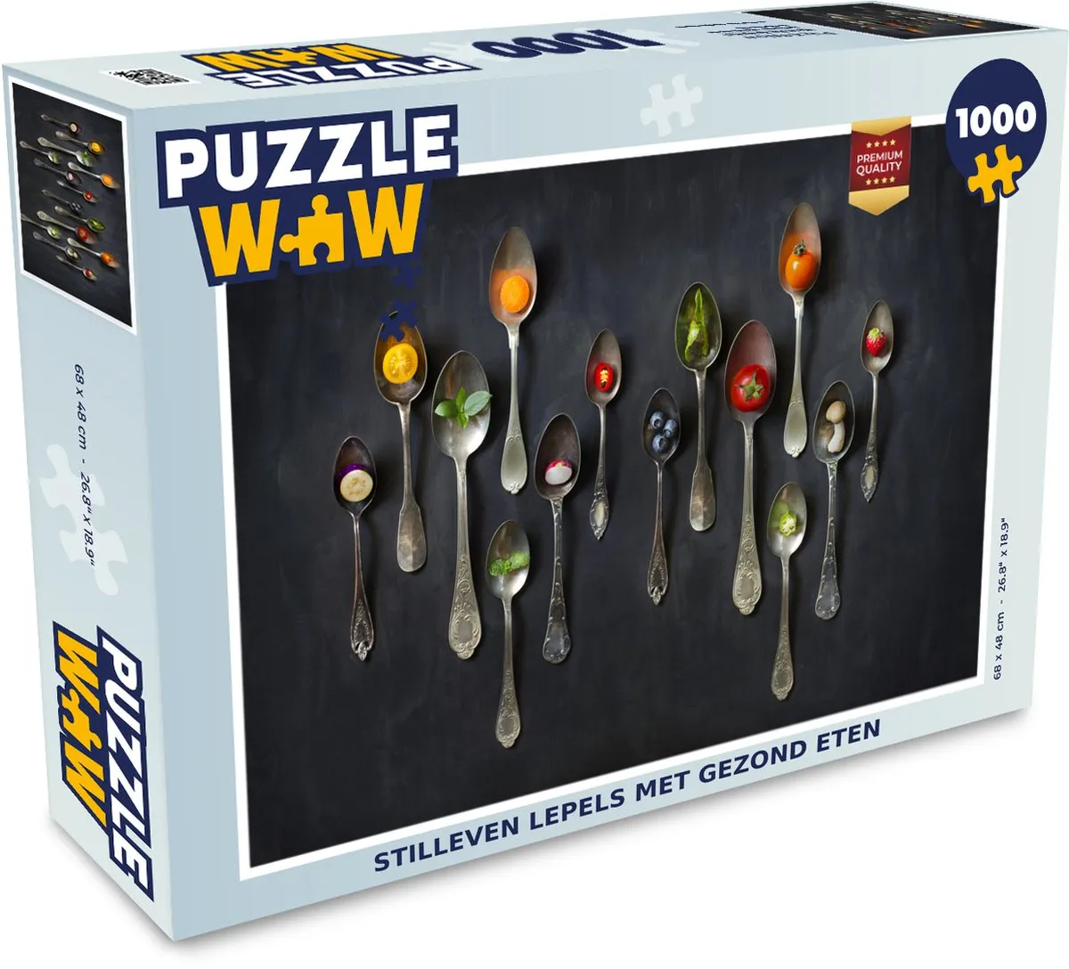PuzzleWow Gezond Stilleven Legpuzzel 1000 Stuks