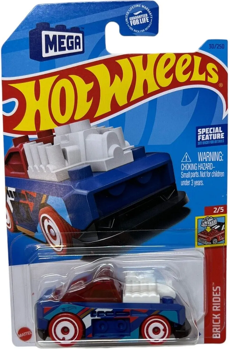 Hot Wheels Custom Small Block Blauw 21A - 1:64