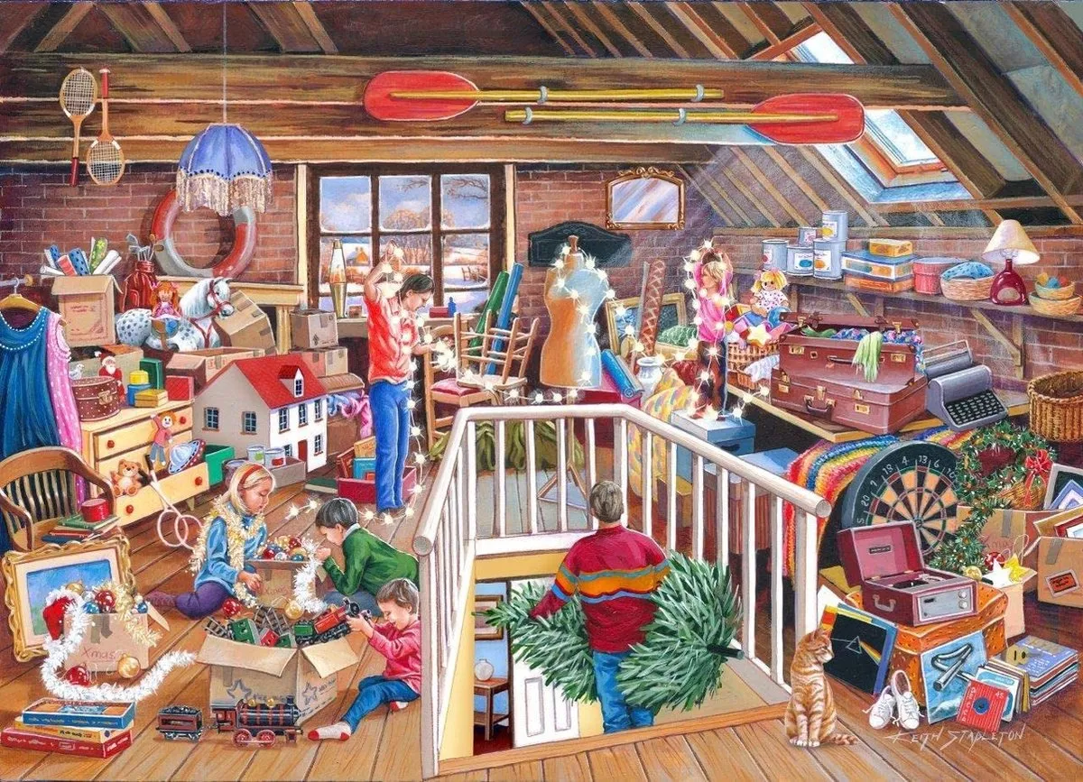 House Of Puzzles Hunt the Baubles Puzzel 1000 Stuks