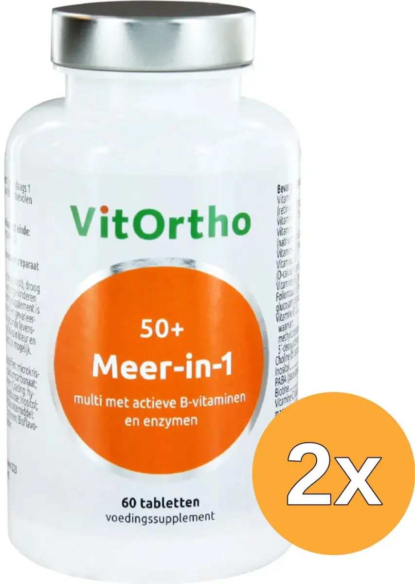 2x Vitortho Meer In 1 50+ (60 tabletten)
