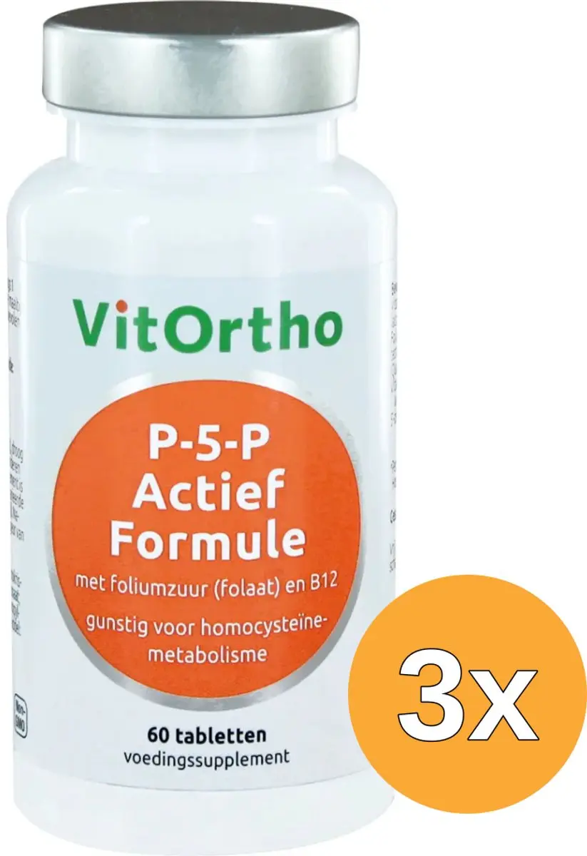3x VitOrtho P-5-P actief formule (60 tabletten)