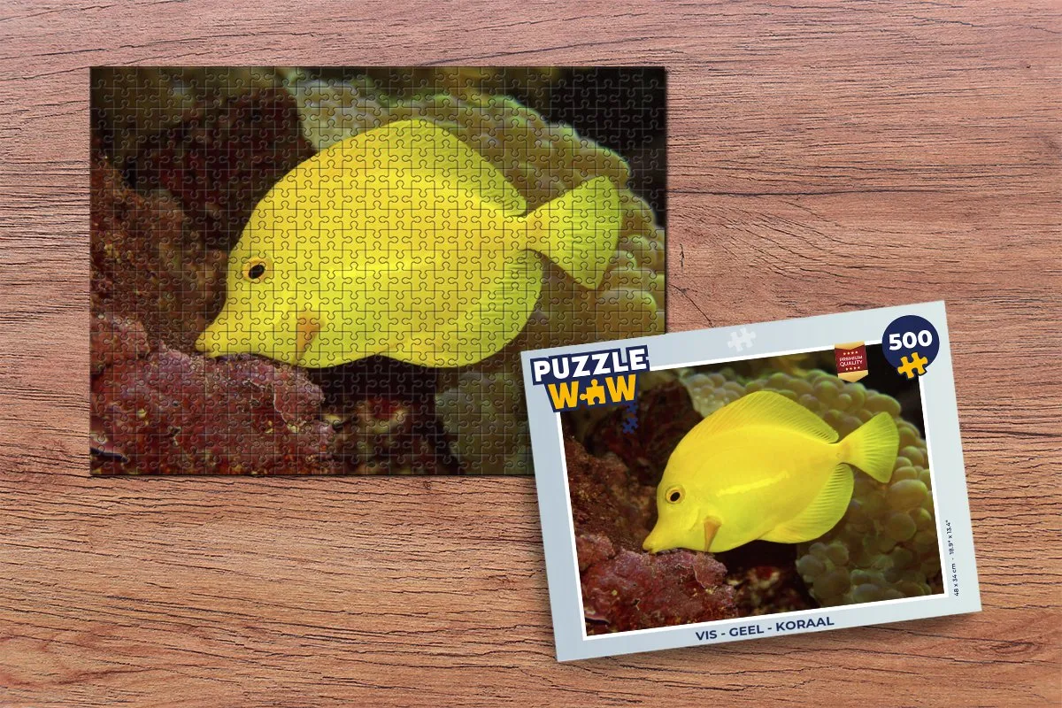 PuzzleWow Vis Puzzel 500 Stuks - Multicolor