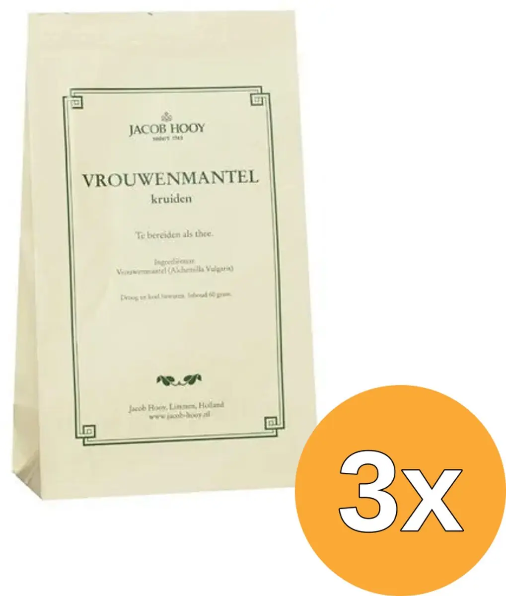 3x Jacob Hooy Vrouwenmantel (60 gr)