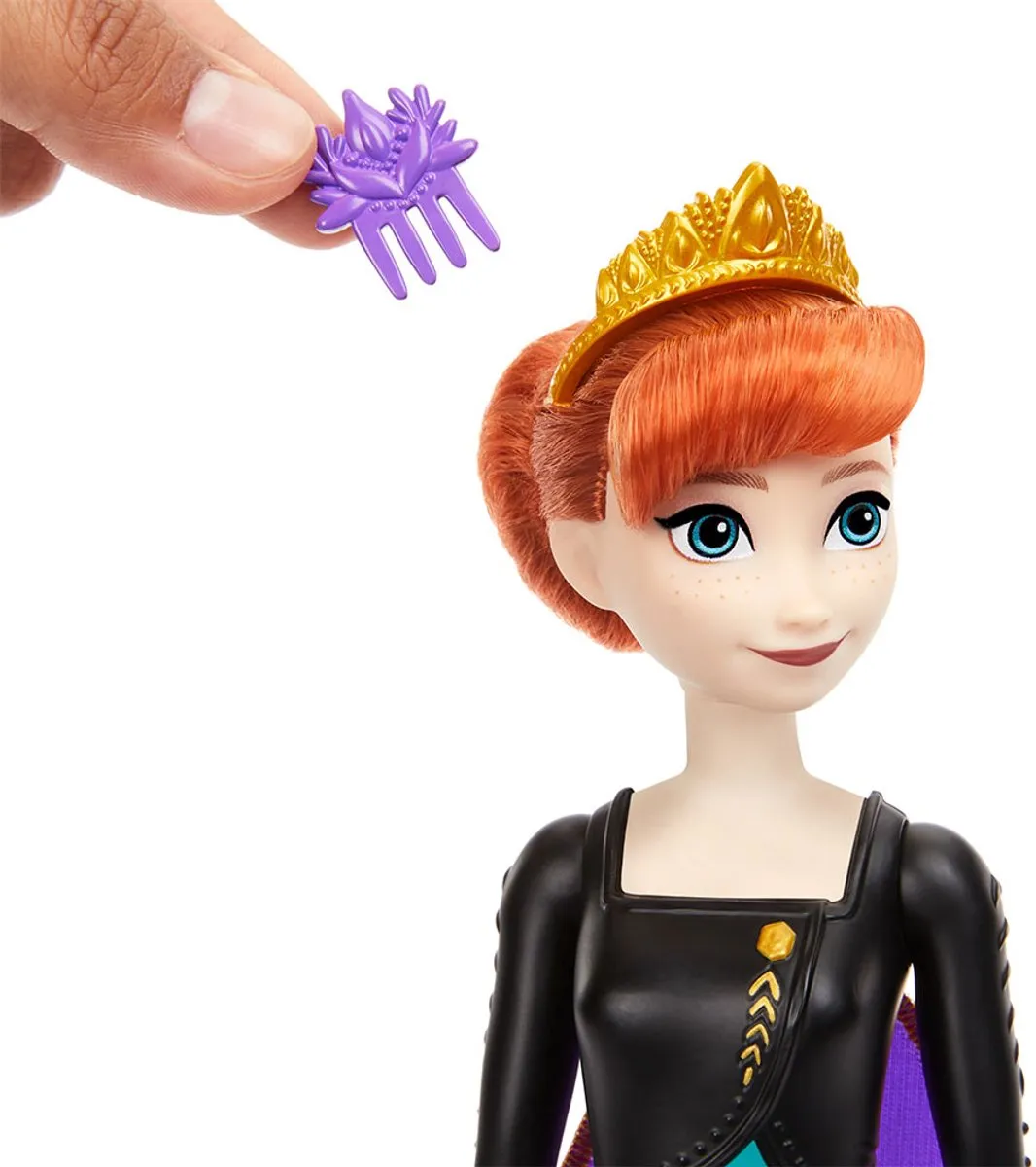 Disney Frozen Draaien en Ontdekken Anna pop - Modepop met accessoires