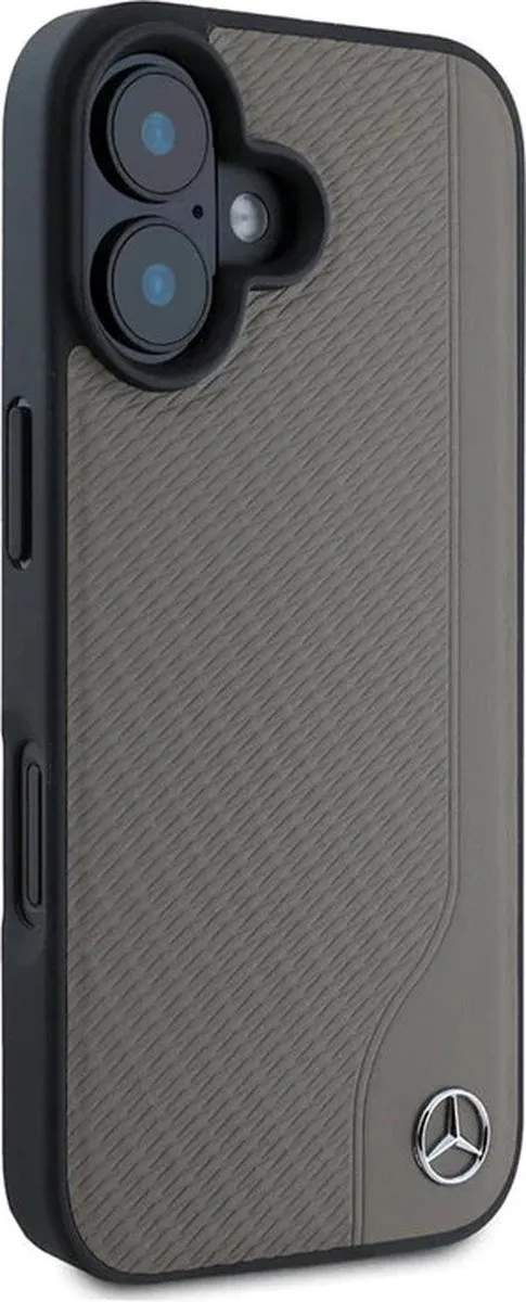 Mercedes-Benz iPhone 16 Backcover Hoesje - Bruin