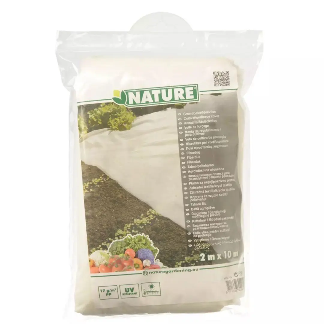 Nature Afdekvlies voor Zaailingen 2x10m - 17g/m² Wit - afbeelding 3 van 4