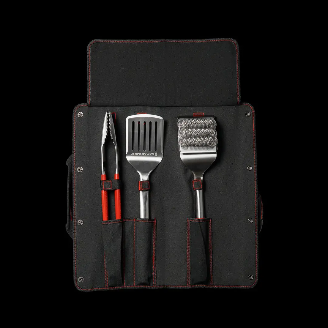 Kamado Joe RVS BBQ Gereedschapset 3-delig - Tang, Spatel & Borstel - KJ15184726 - afbeelding 2 van 2