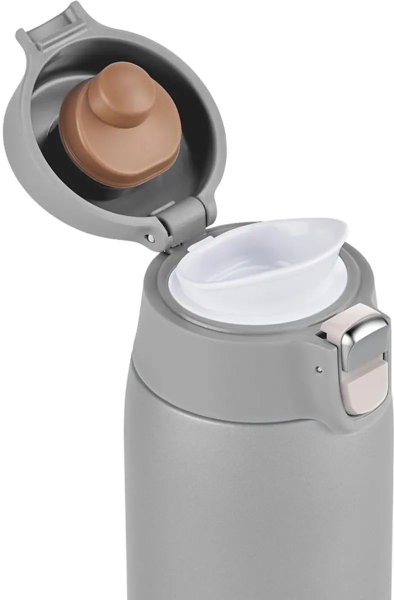 Emsa Travel Mug Light N2151000 RVS Thermosbeker 400ml - Grijs - afbeelding 4 van 6