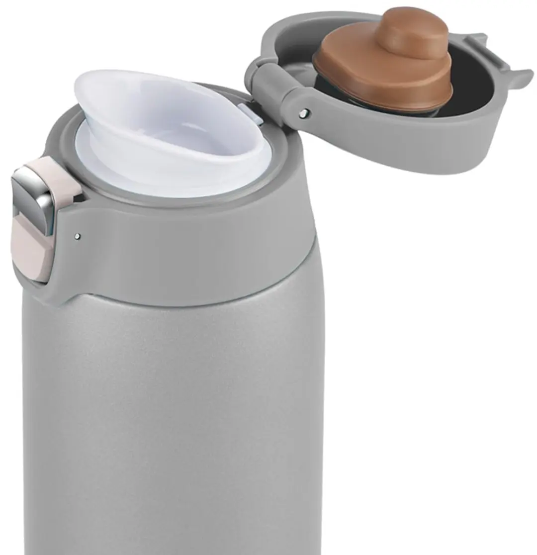 Emsa Travel Mug Light N2151000 RVS Thermosbeker 400ml - Grijs - afbeelding 3 van 6