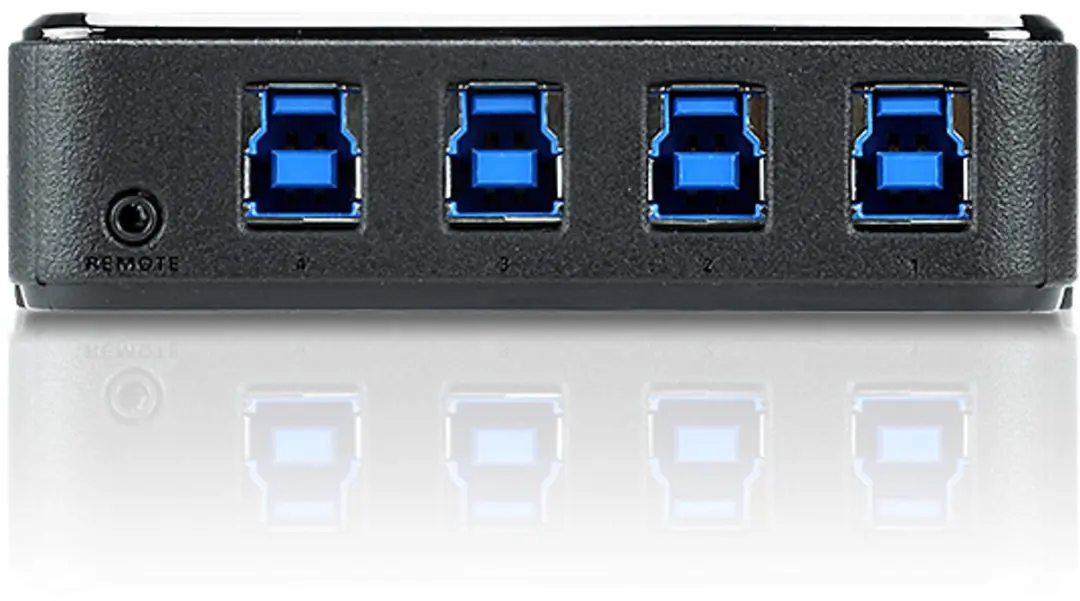 Aten US434-AT USB 3.2 Gen1 Switch 4x4 - Zwart - afbeelding 2 van 6