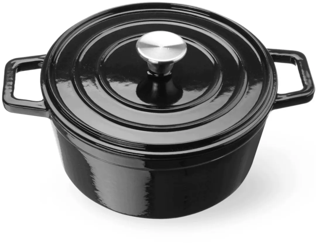 Hendi Gietijzeren Ovalen Pan 3.7L Geëmailleerd