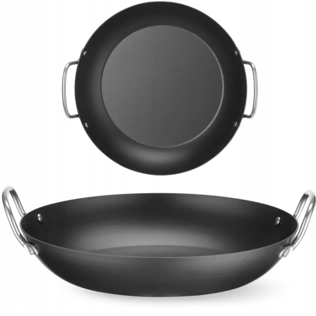 Hendi Serveerpan Koolstofstaal Ø 204 mm