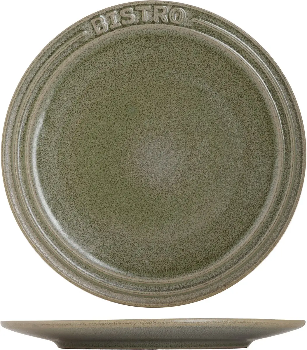 Cosy&Trendy Bistro Thyme Green Plat Bord