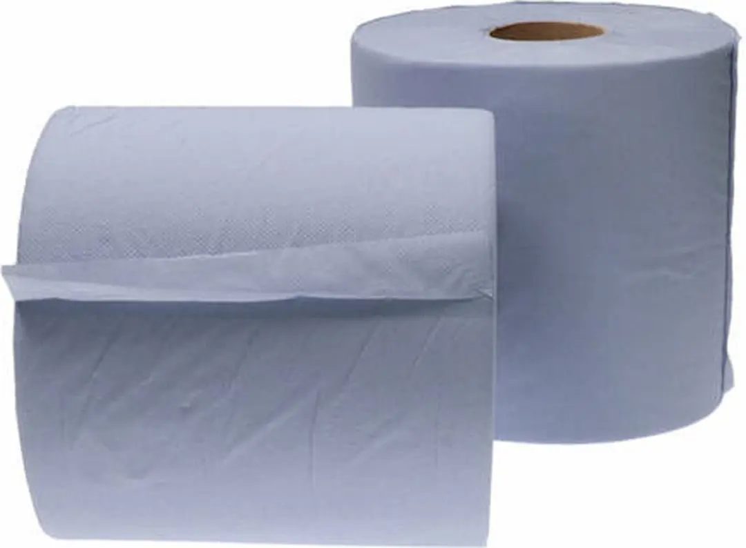 CMT 550310 Centerfeed Roll, Midi 1-laags, blauw, rol 300mtr, doos 6 rol