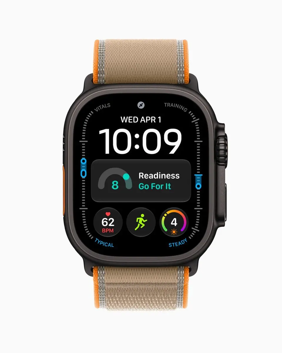Apple Watch Ultra 4 49mm - Zwart titanium - Trail S/M - afbeelding 2 van 2
